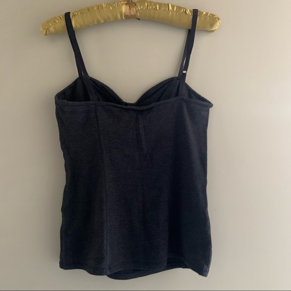 Aritzia Talula Grey Bustier Style Tank Top - Picture 2 of 5